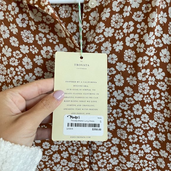 NWT Trovata Shirt Dress- Size Small - Picture 5 of 8